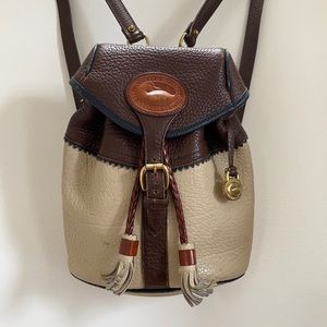 Rooney and Bourke leather back pack purse